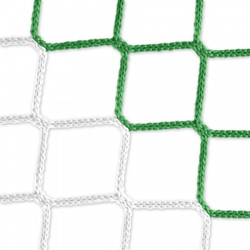 Goal net (green-white) – 7,32 x 2,44 m, 4 mm PP, 80 200 cm