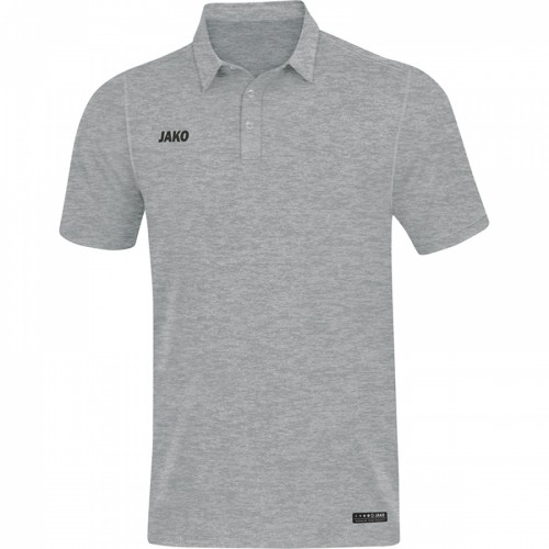JAKO Men's Polo Premium Basics heather gray
