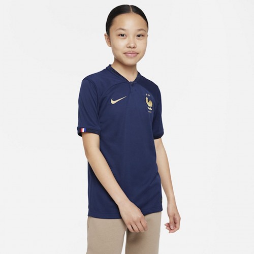                                                                                                                                                             Nike France Kids SS Home Shirt 2022