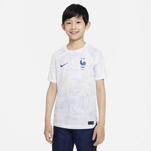 Nike France Kids SS Away Shirt 2022