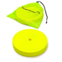 Marking discs ø 21 cm Set of 12 neon yellow