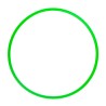 Coordination Ring ø 60 cm Green