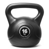 Kettlebell (ball dumbbell) made of plastic - weight: 16 kg