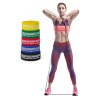 T-PRO resistance band (elastic) 208 cm Black