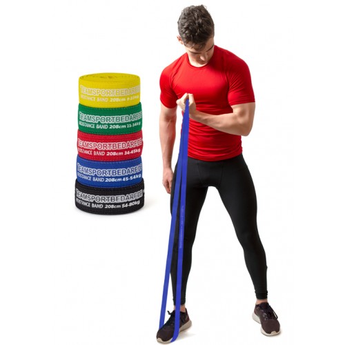 T-PRO resistance band (elastic) 208 cm Black