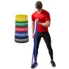 T-PRO resistance band (elastic) 208 cm Black