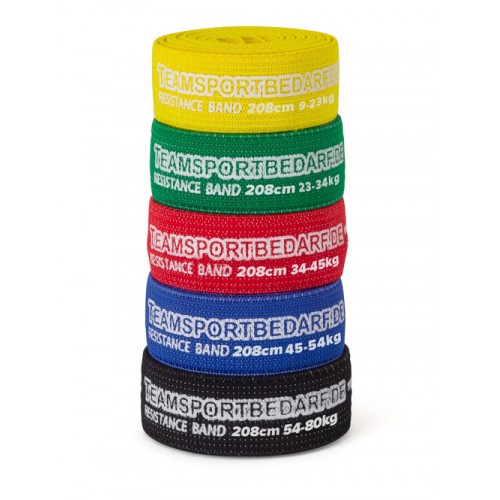 T-PRO resistance band (elastic) 208 cm Black