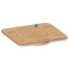 Balance board made of wood - with a labyrinth
