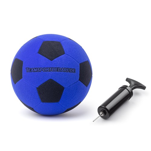 Velcro football (ø 21 cm) for football darts XXL - colour: blue
