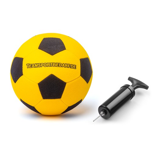Velcro football (ø 21 cm) for football darts XXL - colour: yellow