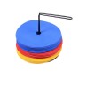 CAWILA floor marker set of 30 + carrier | Marking discs rubber | Diameter 15cm