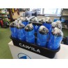 Cawila set of 12 drinking bottles with holder 700ml