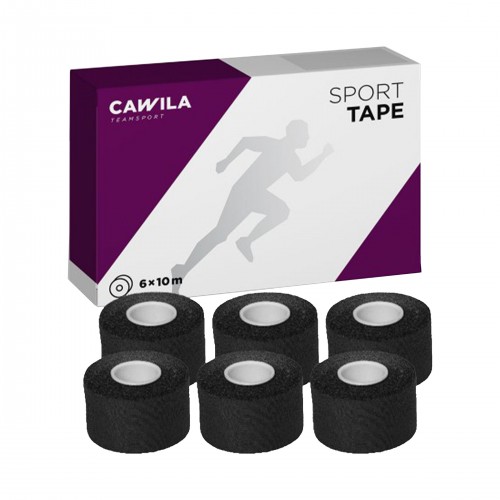 Cawila sports tape COLOR 3.8cm x 10m set of 6 black