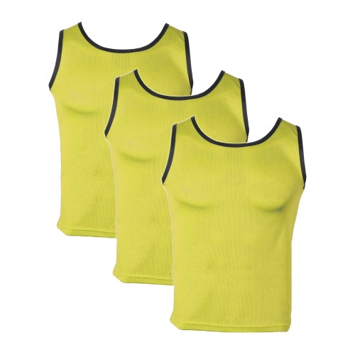Cawila training bib UNI set of 3 Yellow