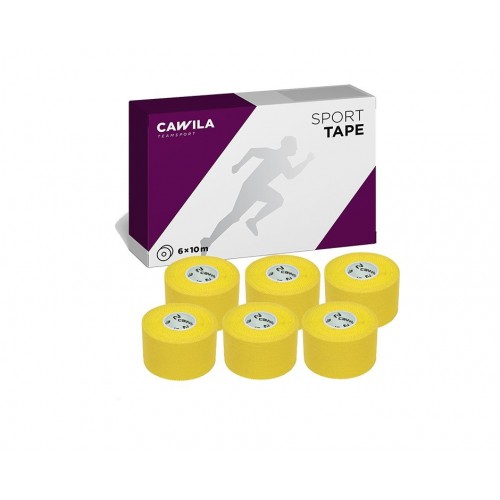 Cawila Sports Tape COLOR 3.8cm X 10m Set Of 6 Yellow