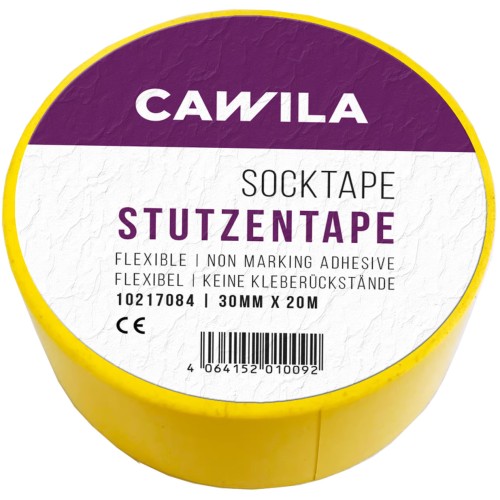 Cawila socks tape 3.0cmx20m yellow