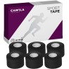 Cawila sports tape COLOR 3.8cm x 10m set of 6 black