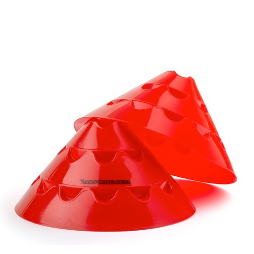 T-PRO Multi Jumbo Hoods ø 30 cm (2 colours) - Set of 10 Red