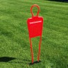 Free kick training dummy (children) 120 cm - Color: Red