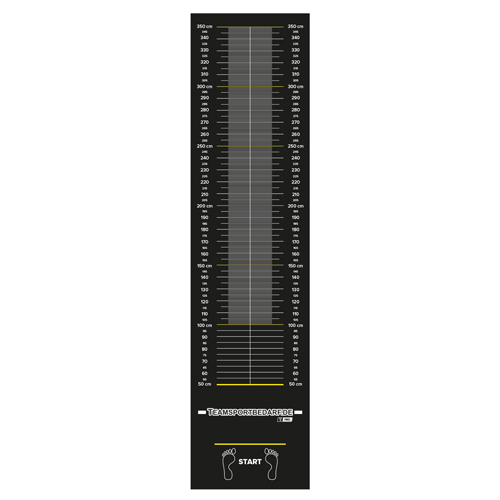 T-PRO long jump mat - jump distance: up to 350 cm