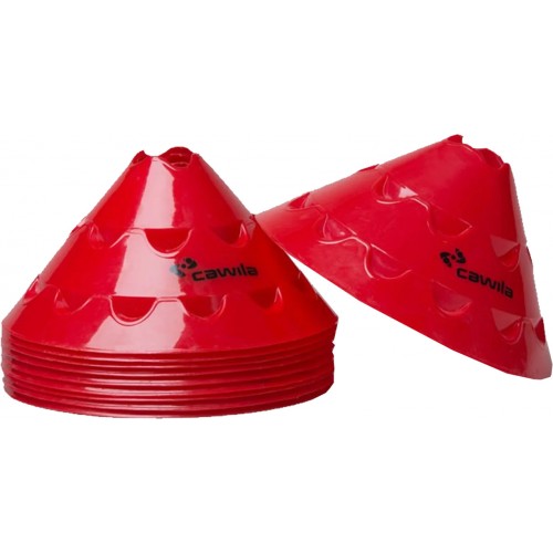 Cawila marking caps MULTI | set of 10 | diameter 30cm, height 15cm | red