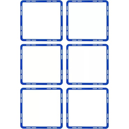 Cawila ACADEMY SQUARE | set of 6 | blue
