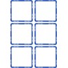 Cawila ACADEMY SQUARE | set of 6 | blue