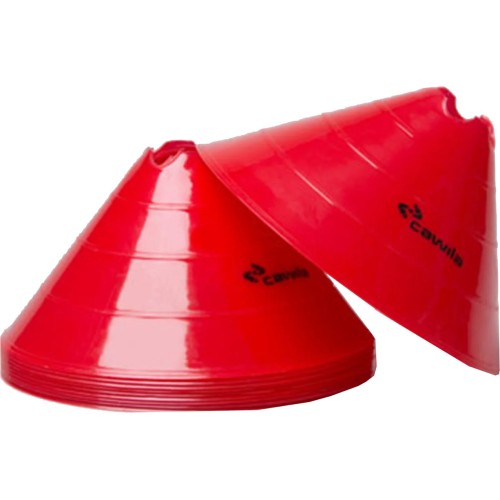 Cawila marking caps L | set of 10 | diameter 30cm, height 15cm | red
