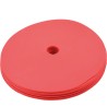Cawila rubber marking discs set of 10 | non-slip floor markers | 15cm | red