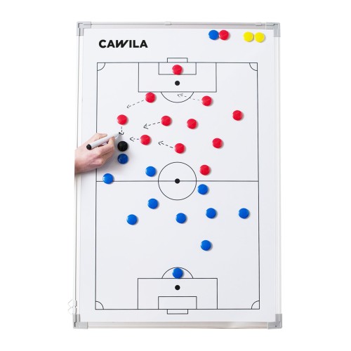Cawila tactics board 45x60 cm | Football tactics board including bag and magnets