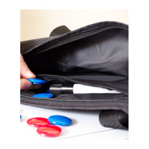 Cawila football tactics board including bag | Size: 75 x 100 cm white