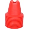 Cawila Mini Pylons | Training cones | Mini hurdles | Set of 10 | Red