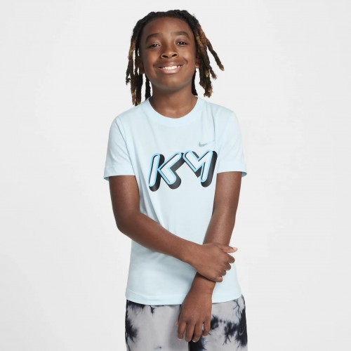 Nike KM Older Kids' T-Shirt - Blue - Cotton