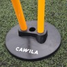 Cawila Pole Base 3 Directions Black
