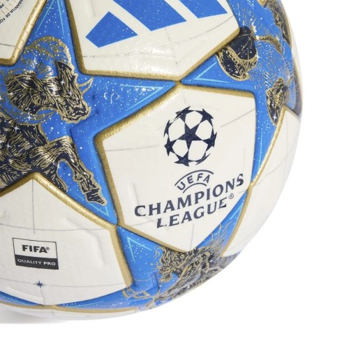 adidas Football Pro Champions League 2025/26 Match Ball - White/Dark Blue/Gold Metallic