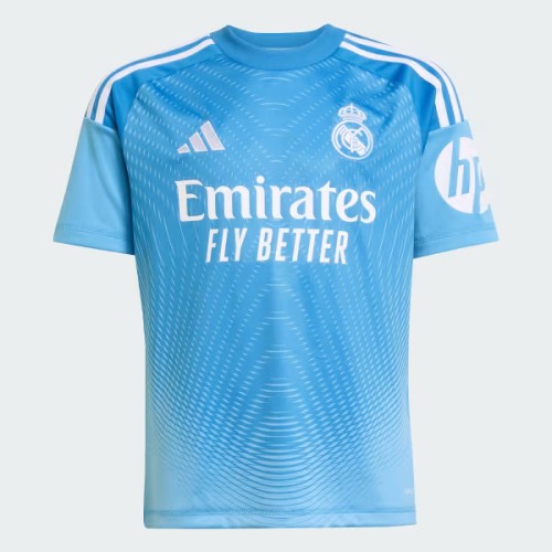 adidas Real Madrid 25/26 Goalkeeper Replica Junior - Blue