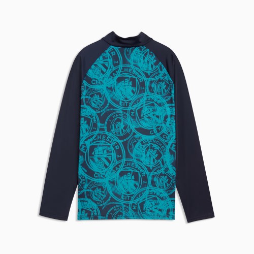 Manchester City 25/26 Warm Up 1/4 Zip Top Sweatshirt Junior