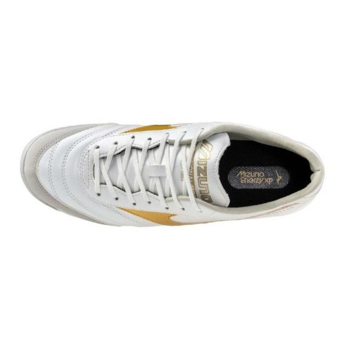 MIZUNO MORELIA SALA PRO TF(U) / White/Football Gold/Galaxy Sil
