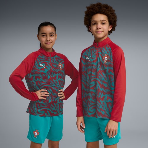 Puma Portugal 2026 Warm Up 1/4 Zip Junior